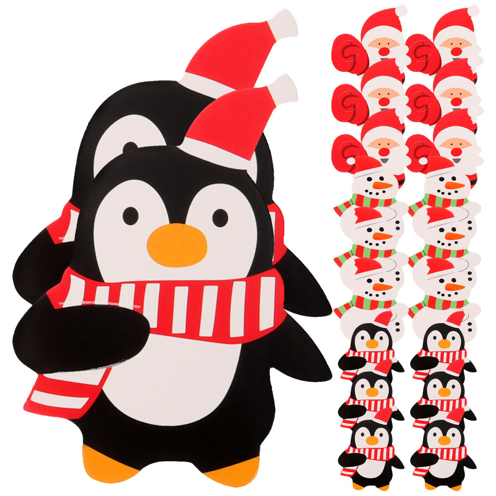 150 Pcs Holiday Lollipop Holder Christmas Candy Decoration Card DIY