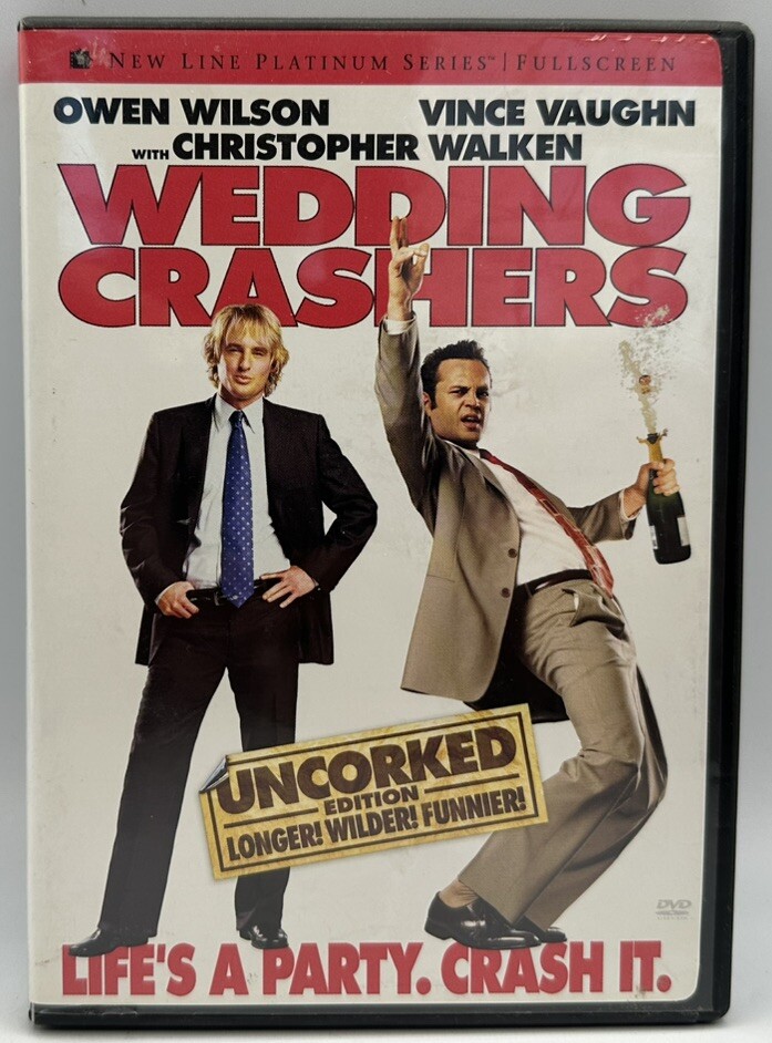 Wedding Crashers DVD Uncorked Edition Unrated Full Screen Vince Vaughn 2006