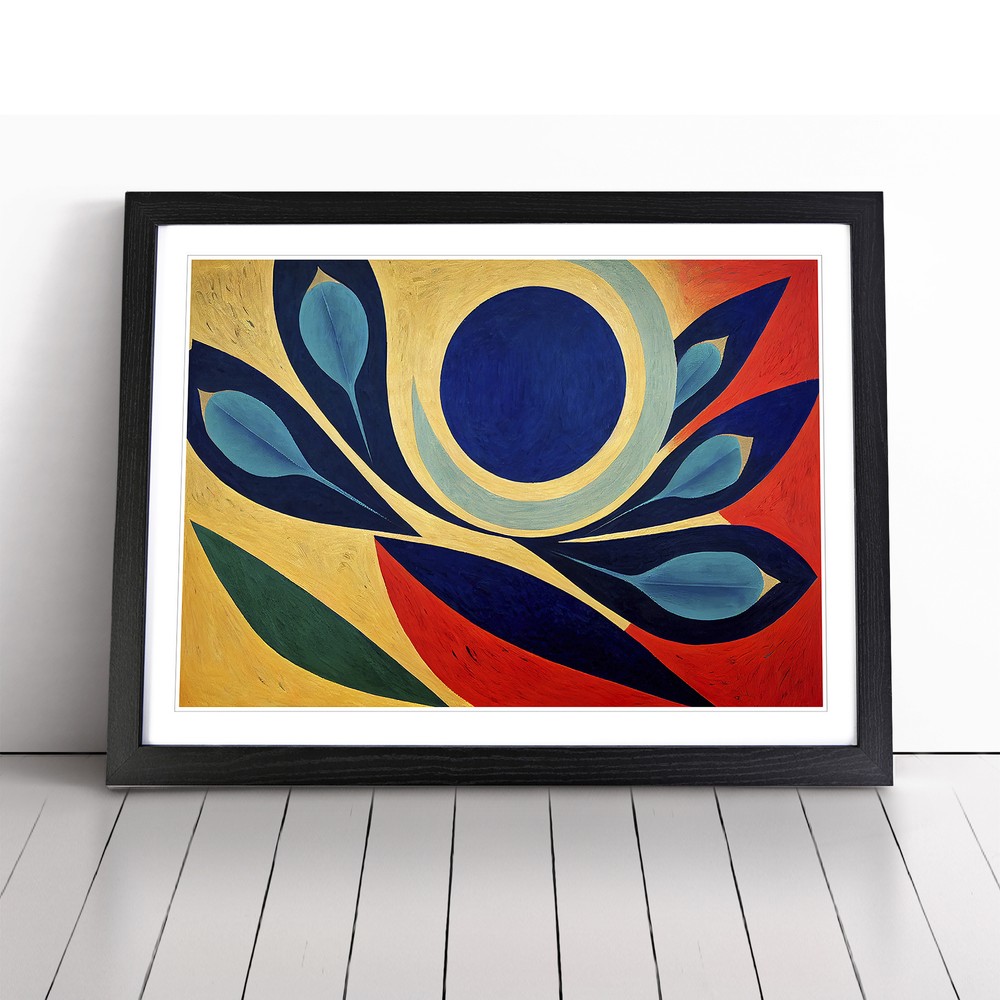 Exquisite Abstract Flowers Wall Art Print Framed Canvas Picture Poster Decor