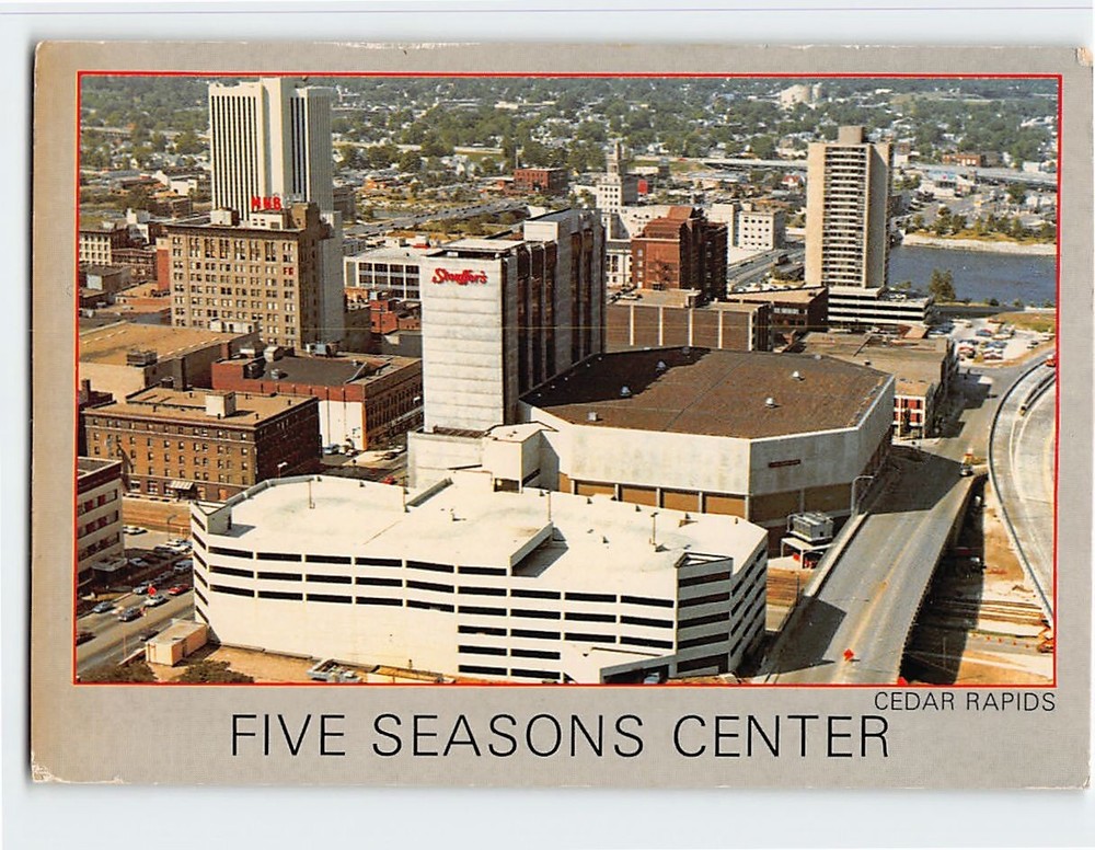 Postcard Five Seasons Center, Cedar Rapids, Iowa