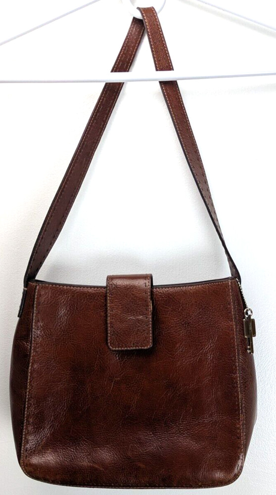 FOSSIL ZB9097 Sedona Genuine Leather shoulder Bag Y2K Purse Vintage