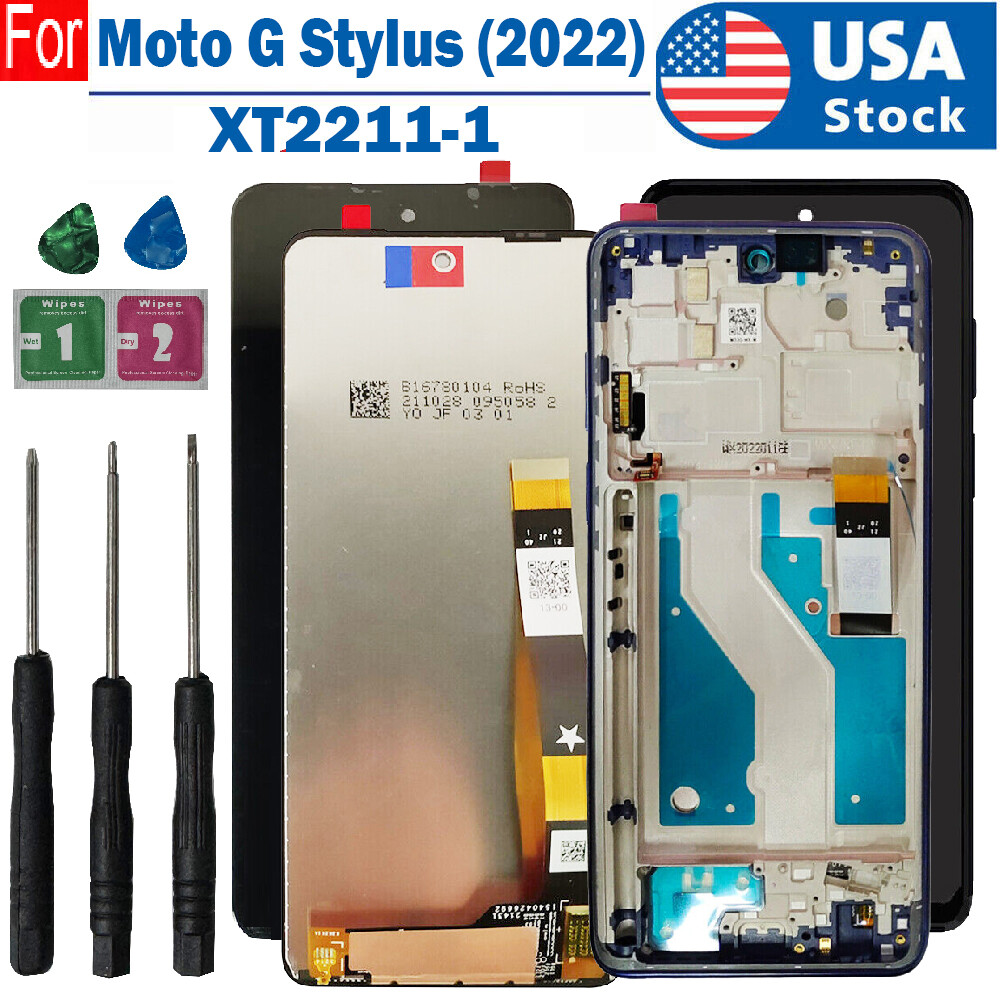 HOT LCD Touch Screen Digitizer ± Frame For Motorola Moto G stylus 2022 XT2211-1