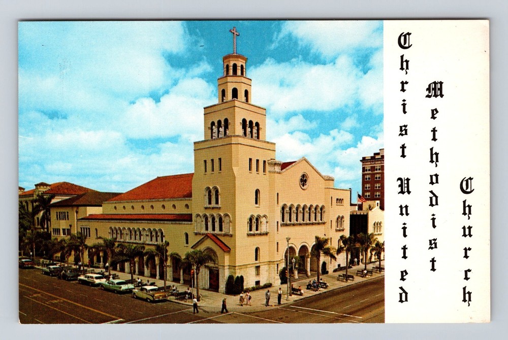 St Petersburg FL-Florida Christ United Methodist Church Vintage Postcard