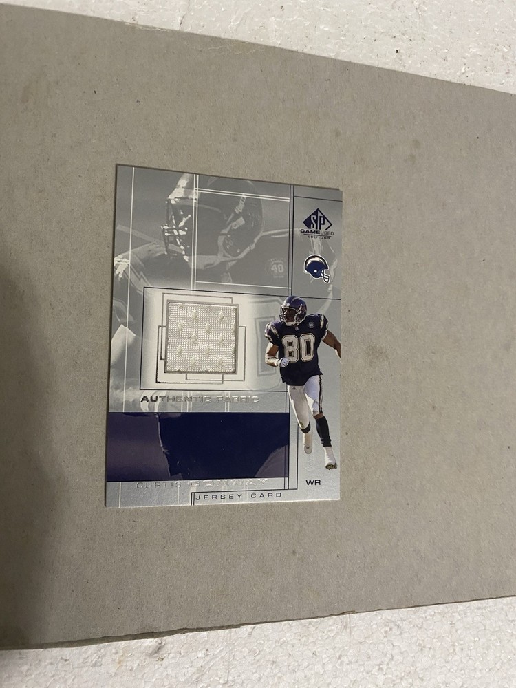 2001 SP Game Used Edition - Authentic Fabric Curtis Conway #CO (MEM)
