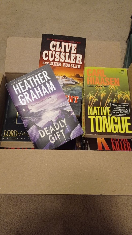 Lot of 6 Paperback Thrillers – Crime & Suspense Mix - best selection
