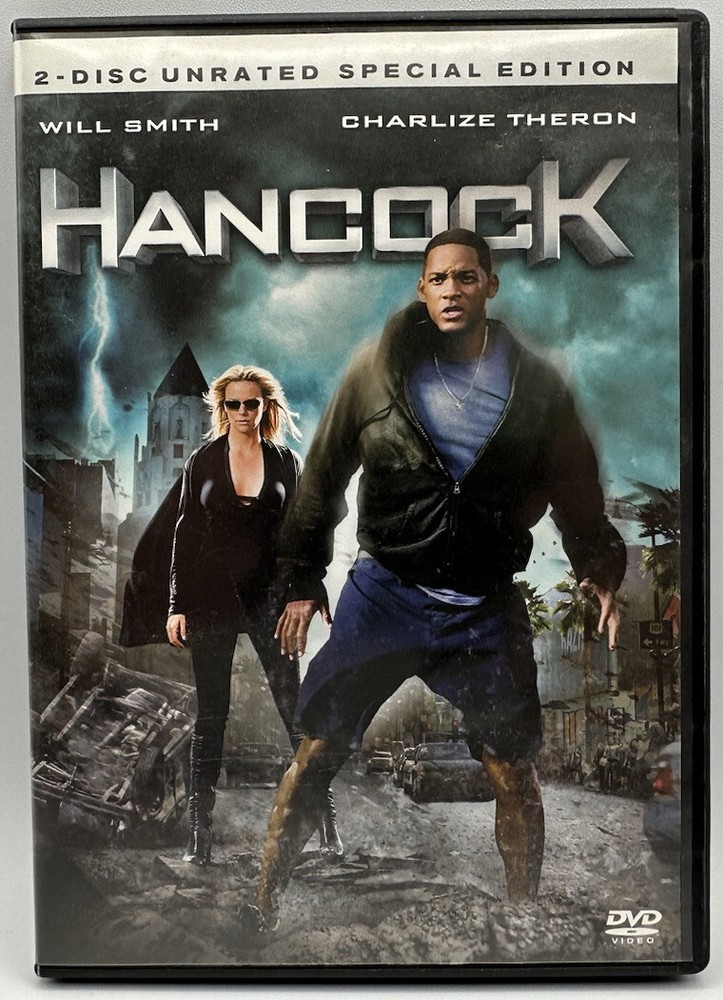 Hancock DVD 2-Disc Widescreen Unrated Special Edition Will Smith 2008