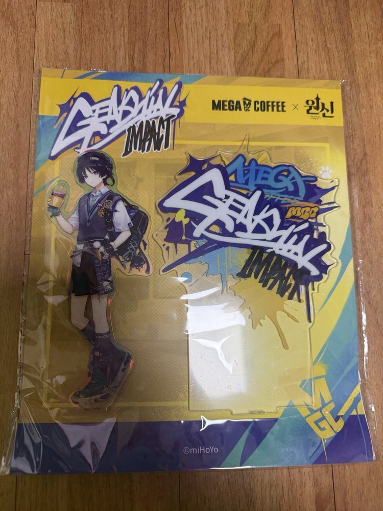 Genshin Impact Mega Coffee Acrylic Stand Scaramouche Wanderer Limited Goods