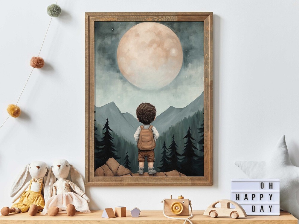 Adventure Nursery Decor Boy Adventure Nursery Nature Wall Art Kids Perfect For