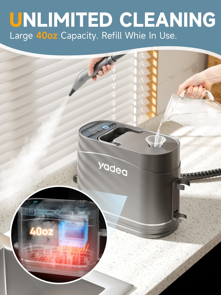 230℉ High Pressure Steam Cleaner Machine Portable Cleaning Kitchen Car Machine