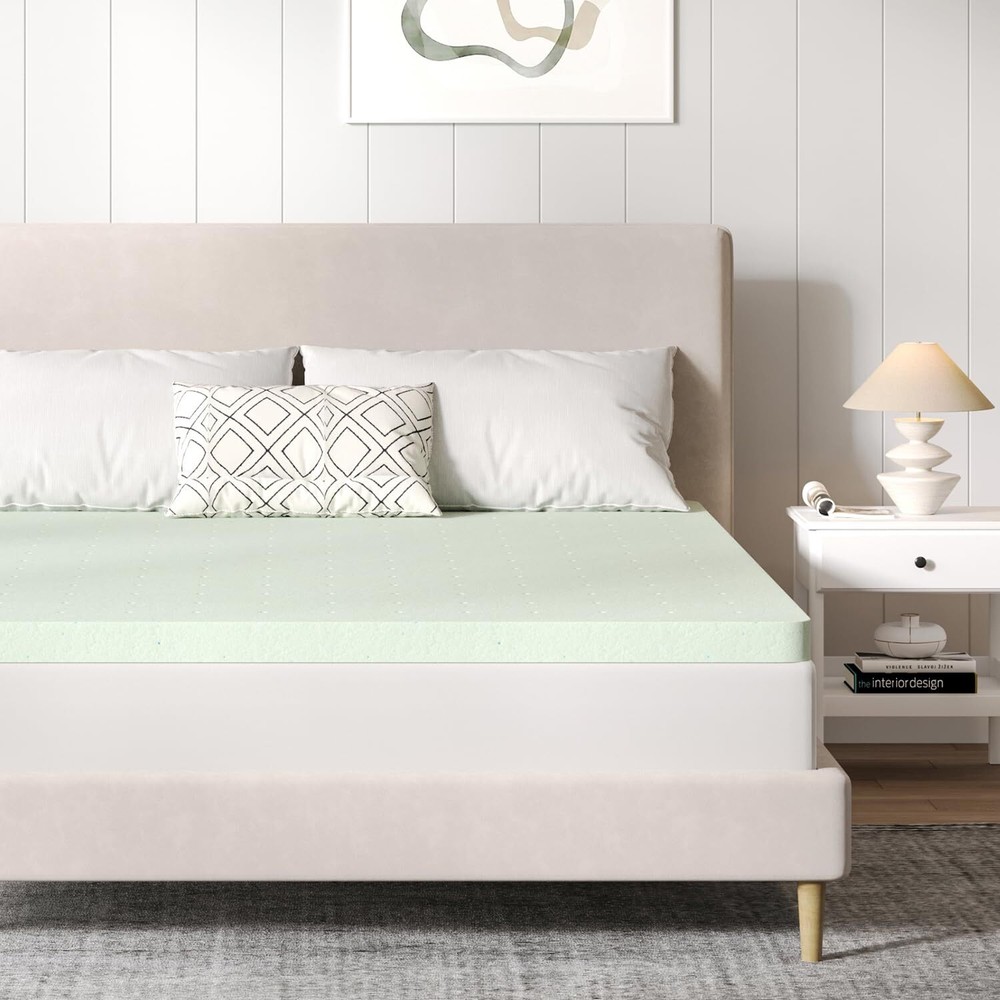 Mattress Topper Twin, 3-Inch Memory Foam Mattress Topper for Cool Night Sleep...