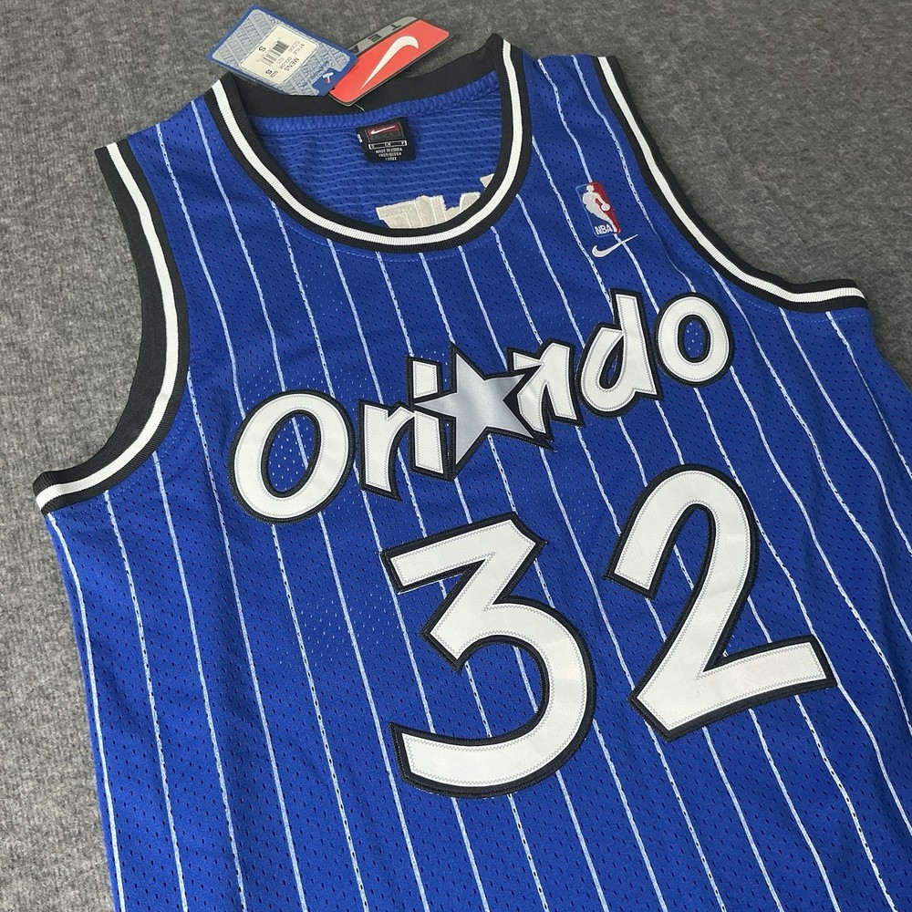 Vintage Nike Orlando Magic Jersey Mens S NBA Shaquille O’Neal 32 Shaq Blue
