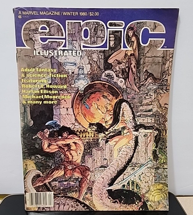 Epic Illustrated #4 Winter 1980 Marvel Magazine Adult Fantasy NOS Never Read
