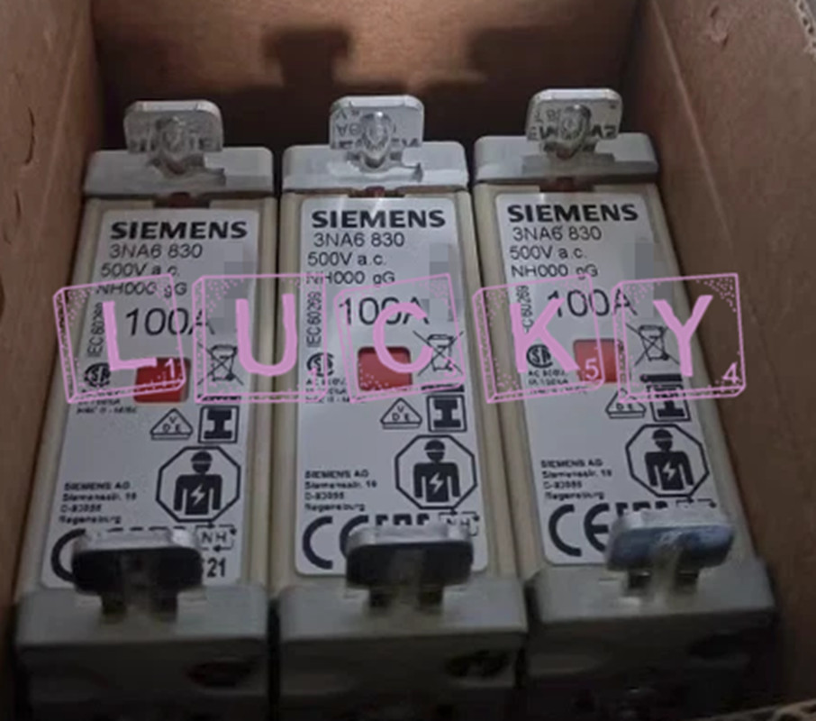 Qty:3 New For SIEMENS 3NA6830 100A 500V Fuse replacement