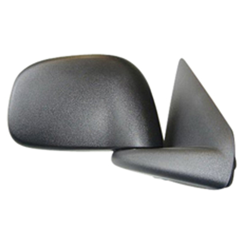 Unpainted Manual Convex Passenger Side Door Mirror Manual Folding 128-01362R
