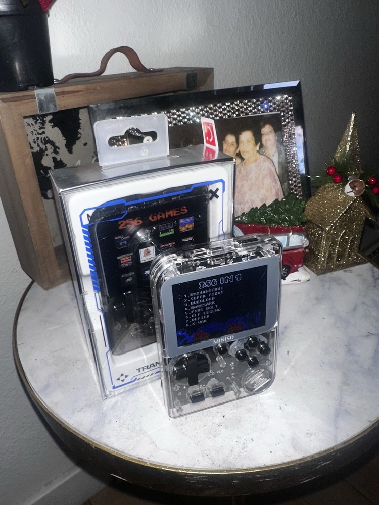 Game Console 265 Games Retro See Through Design