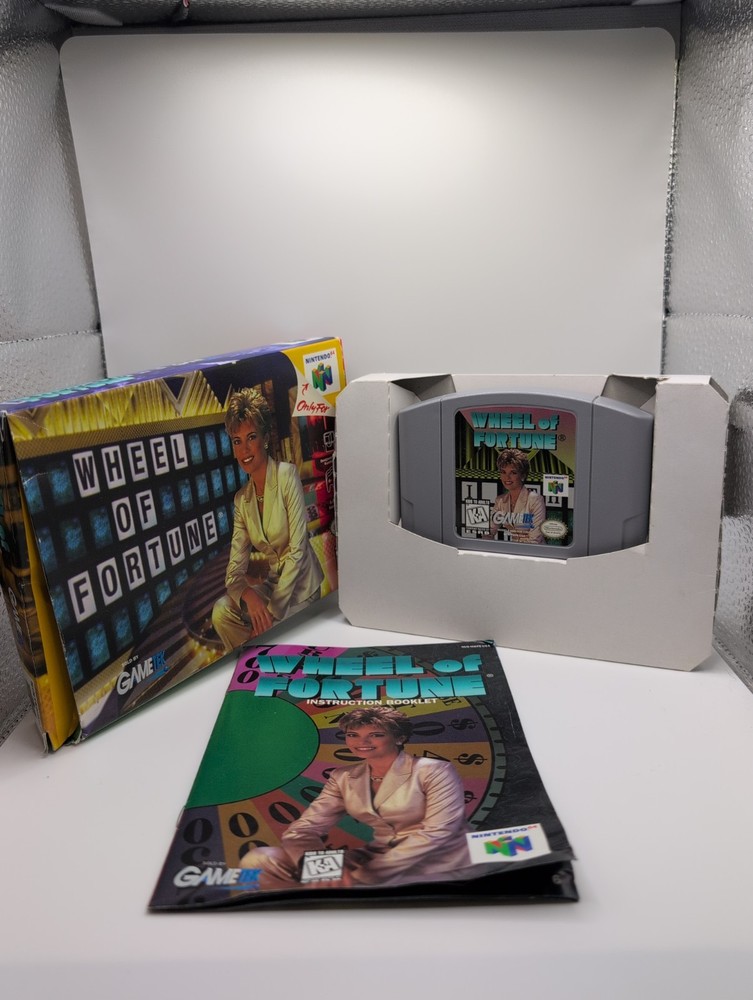 Wheel of Fortune N64 Nintendo 64 Complete CIB