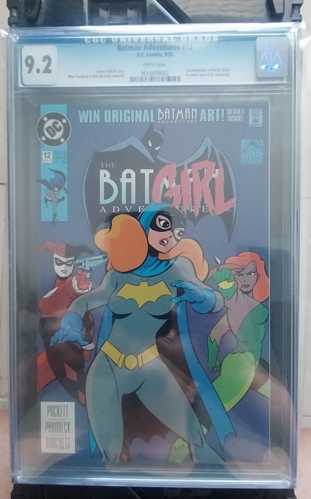 Batman Adventures 12 CGC 9.2 1st Appearance of Harley Quinn DC Comics Sept 1993