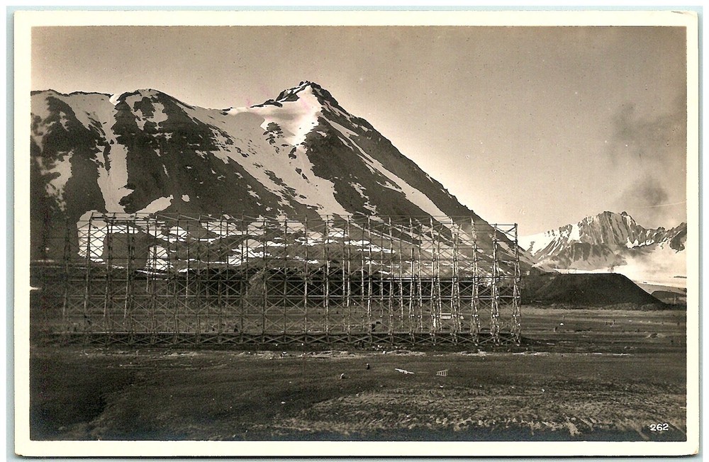 S04-2815, Svalbard, Spitzbergen, Kongsfjord, Vintage Real Photo Postcard