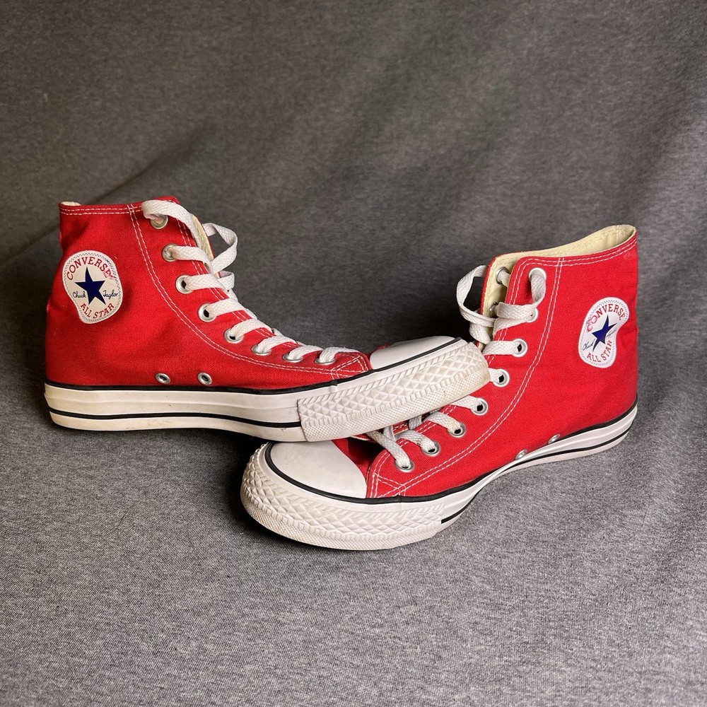 Converse Chuck Taylor All Star Classic Red High Top Mens 8 Womens 10