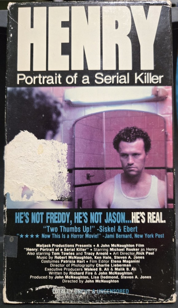 Henry: Portrait of a Serial Killer 1989 VHS MPI Home Video MP3108
