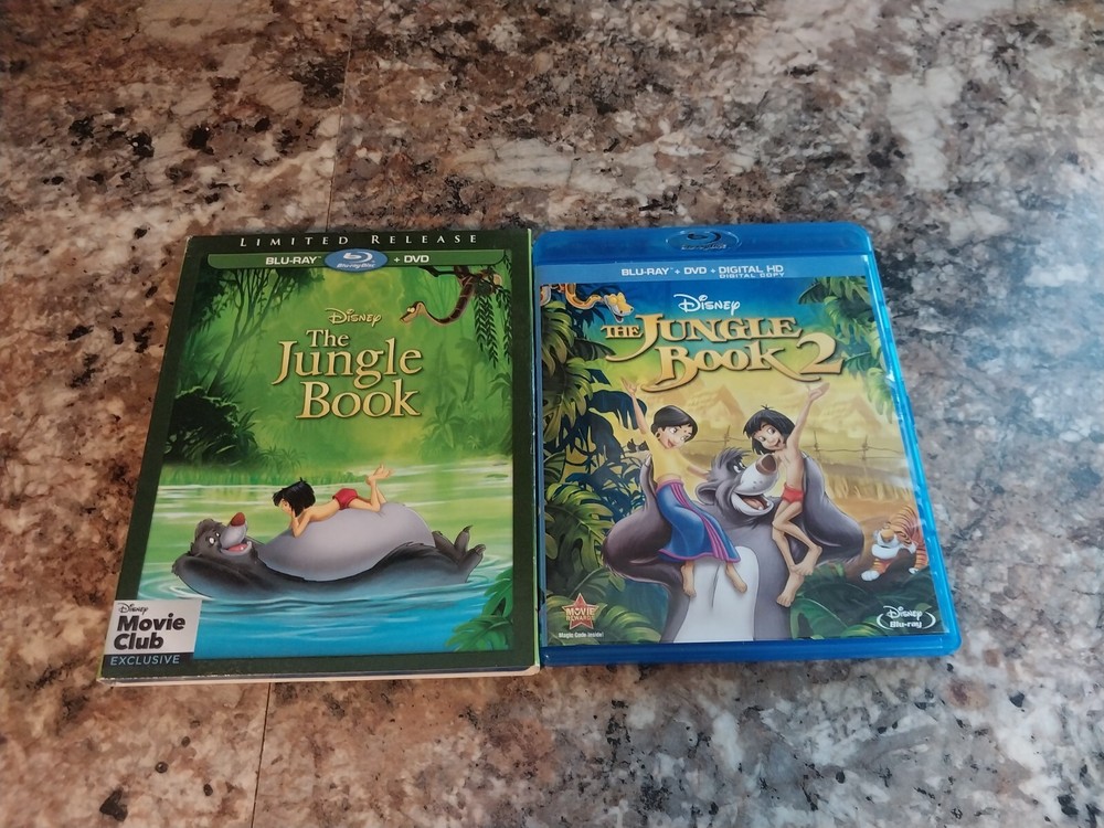 Disney's THE JUNGLE BOOK (DMC Exclusive blu-ray/DVD) Also includes Jungle Book 2
