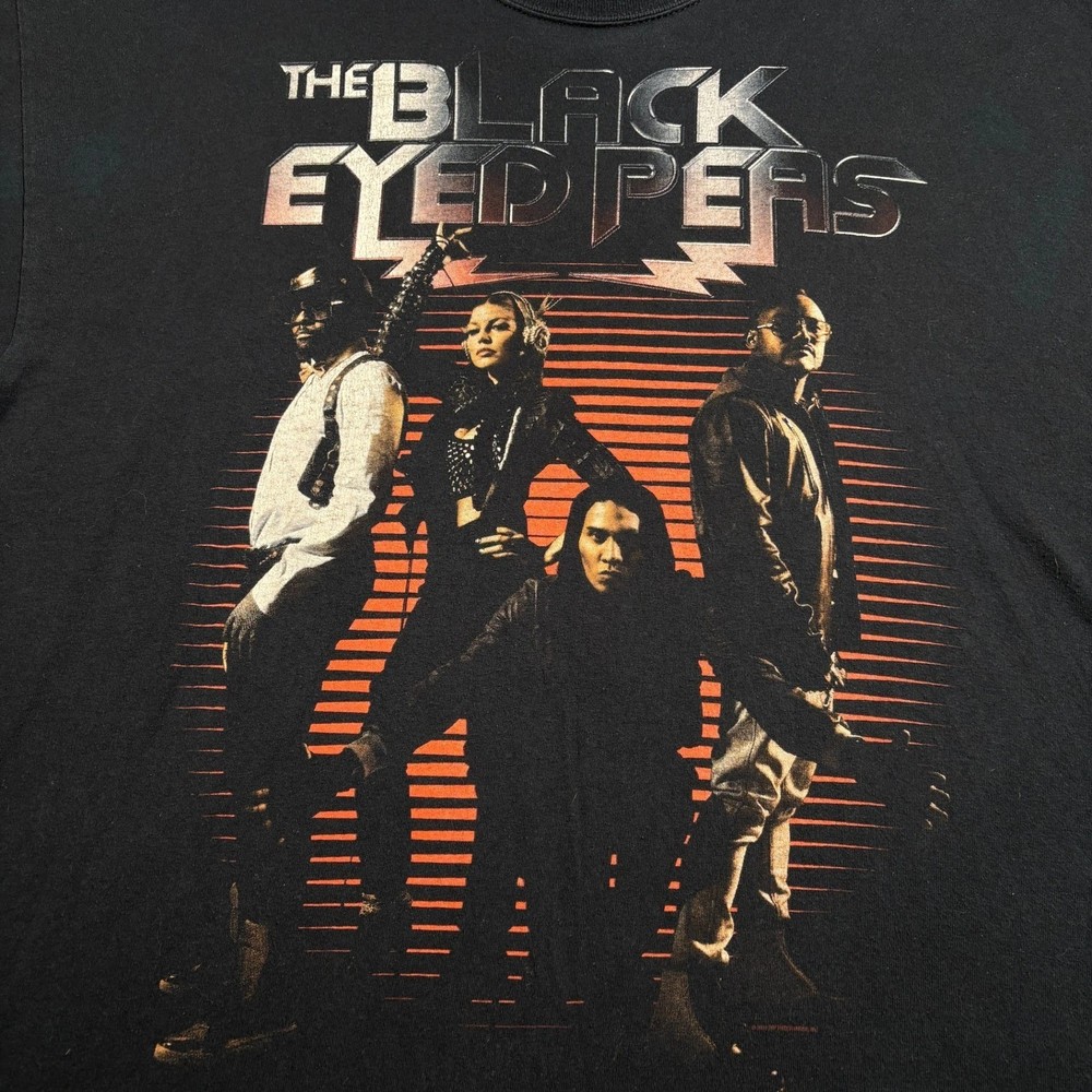 The Black Eyed Peas Band T Shirt Mens Black Cotton Size S-5XL BL2045