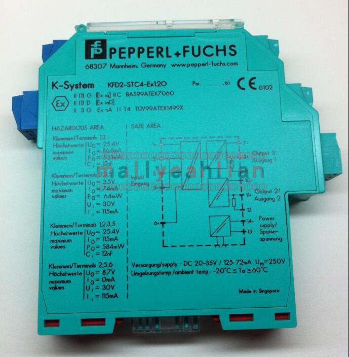 1PC Pepperl+Fuchs Safety Barrier KFD2-STC4-EX1.2O KFD2-STC4-EX1.20 New