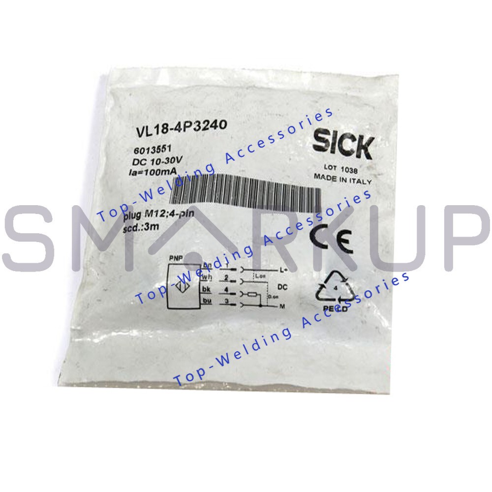 New In Box SICK VL18-4P3240 Photoelectric Sensor Retroreflective