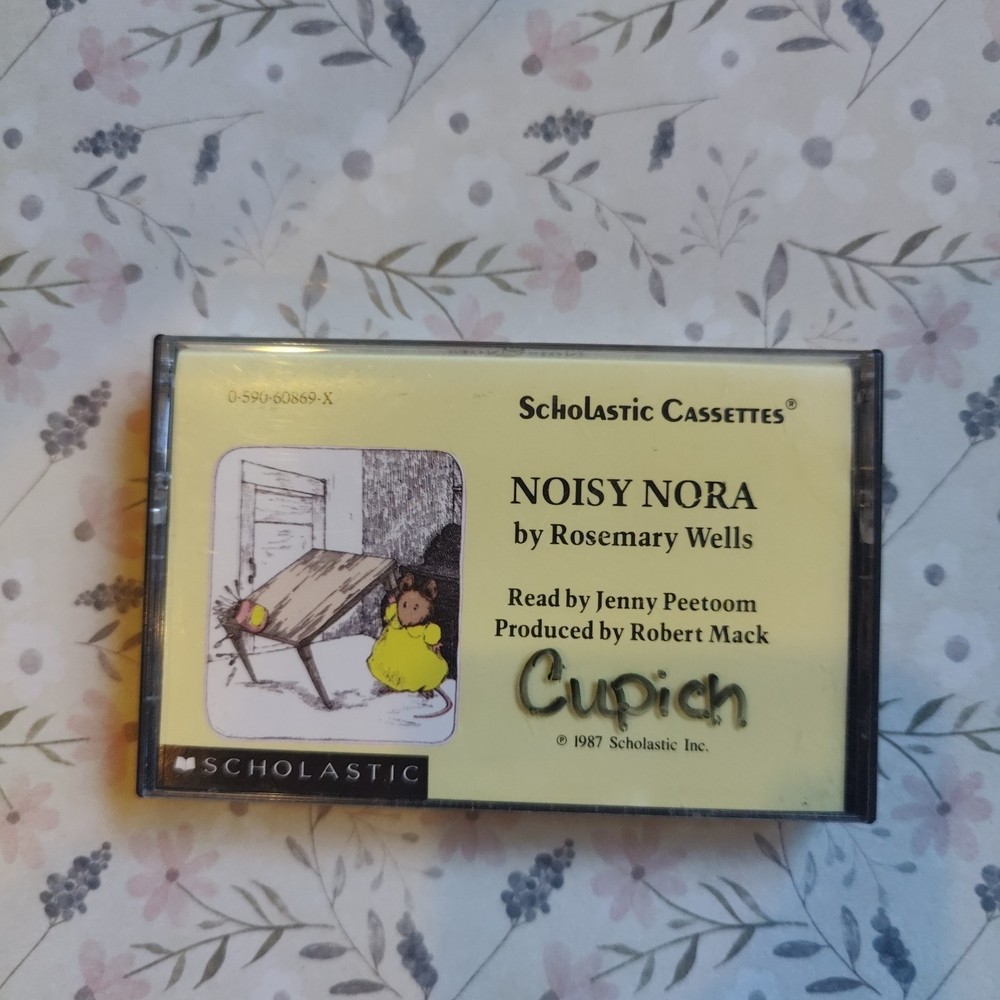 Vintage 1987 Scholastic Audio Book Cassette Noisy Nora by Rosemary Wells