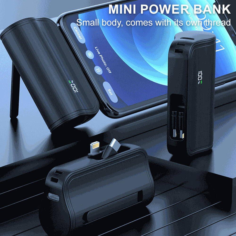10000mAh Portable Mini Power Bank Battery Charger Lightweight For Android iPhone