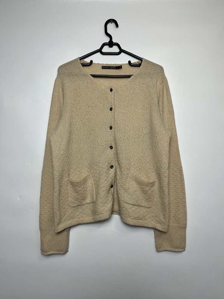 Women’s Knited Wool Cardigan Gudrun Sjoden Size L