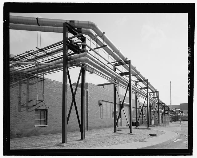 Perspective view of the northeast corner looking southwest - Department of