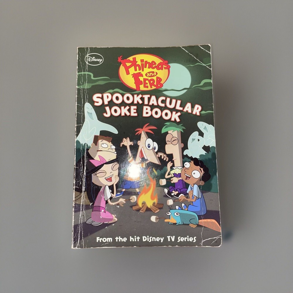 Phineas and Ferb Spooktacular Joke Book Disney