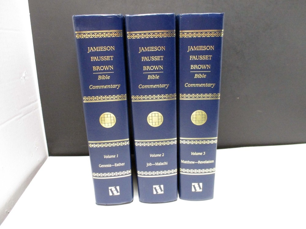 A Bible Commentary on the Old And New Testaments Jamieson Fausset Brown