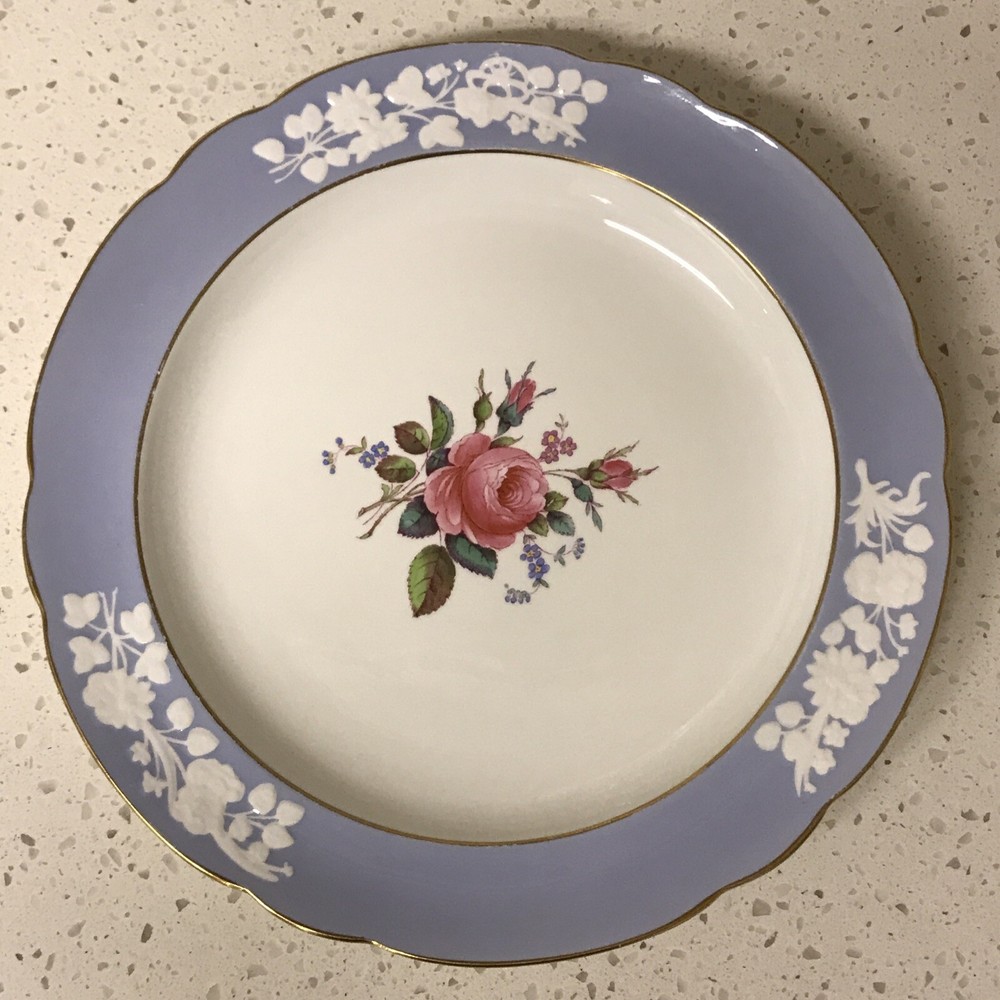 SPODE COPELAND CHINA BLUE MARITIME ROSE 12.5