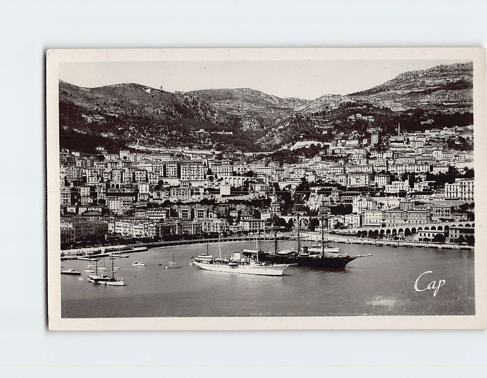 Postcard Vue sur le port et la Condamine Monaco Monaco