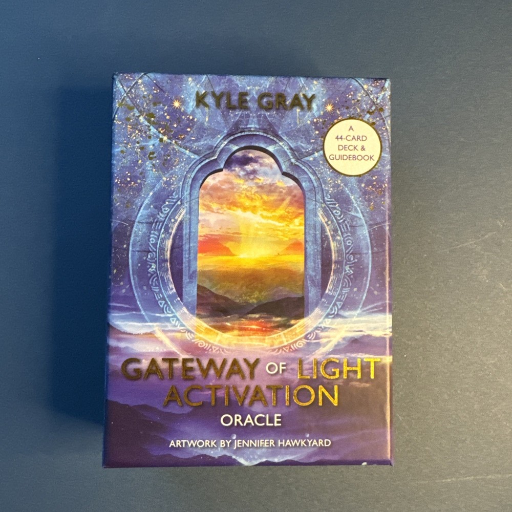Gateway of Light Activation Oracle 44-Card Deck& Guidebook by Kyle Gray Complete