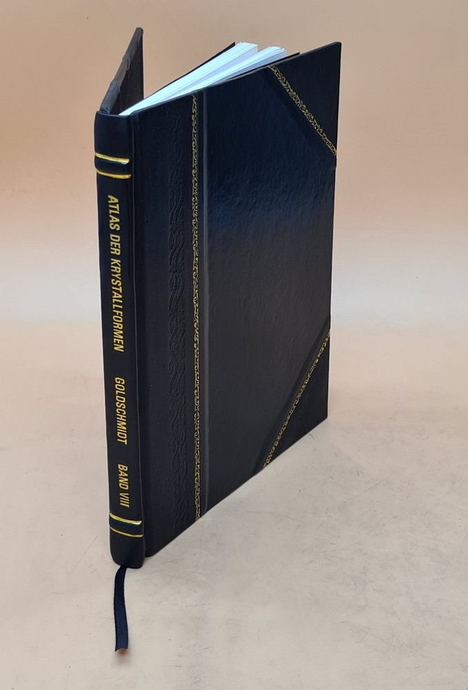 Atlas Der Krystallformen Tafeln Volume 8 Leather Bound 1922