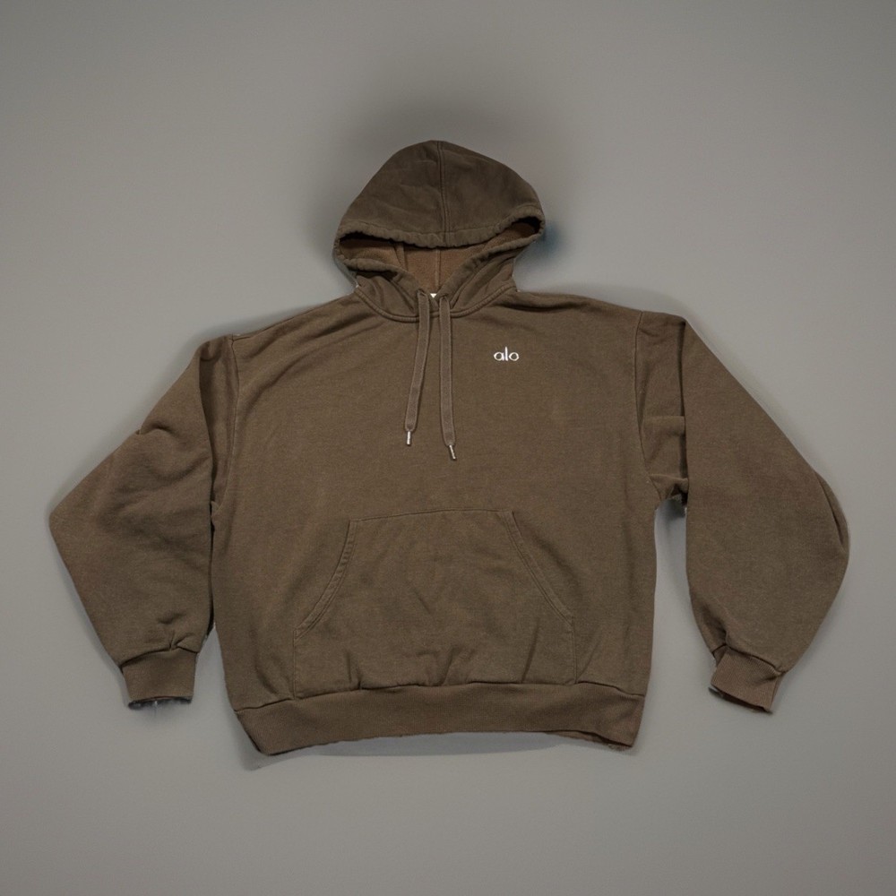 Alo Yoga Accolade Hoodie - Espresso (brown) Size Small