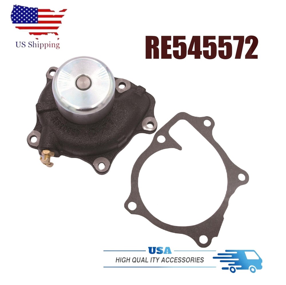 Water Pump RE545572 For John Deere Tractor 4120 4320 4520 4720 Skid Steer 313 US