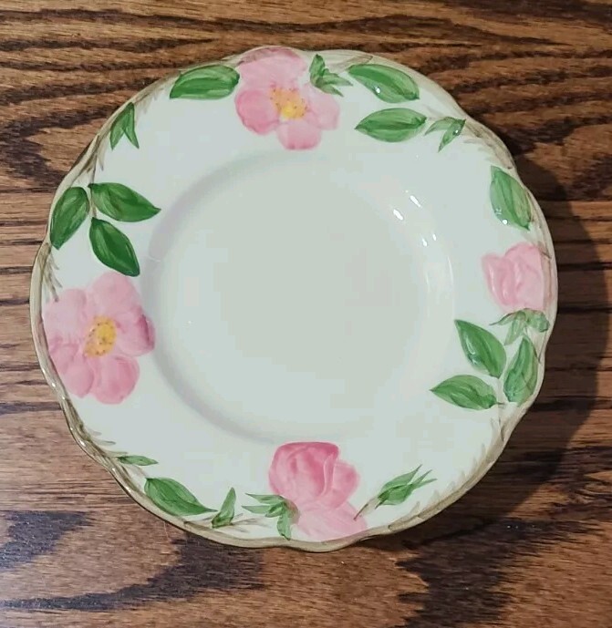 Vintage  Franciscan Ware Desert Rose Bread/Desert Plates - 6.5 Inch - Set Of 5