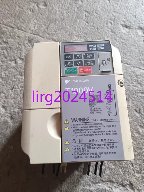 1pc used  yaskawa CIMR-TB4V0004BBA 0.75KW 380V