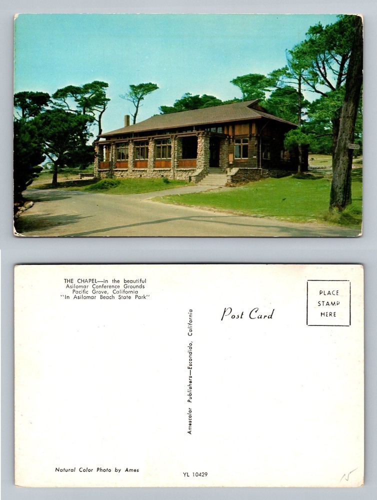 Pacific Grove, CA-California Asilomar Conference Grounds Chapel Vintage Postcard