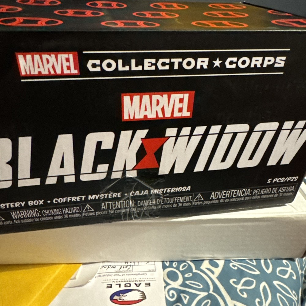 Funko Marvel Collector Corps  Black Widow Mystery Box New Sealed
