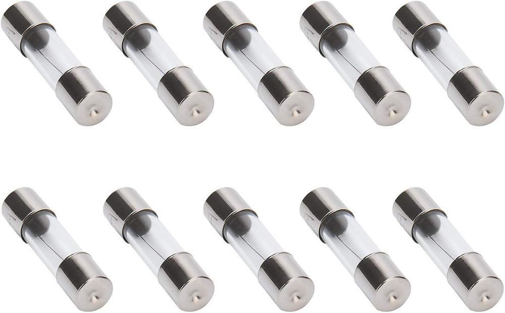10 Pcs F5AL Fast-Blow Fuse 5A 250V Glass Fuses 5 X 20 Mm (5Amp) (F5A) (F5A)