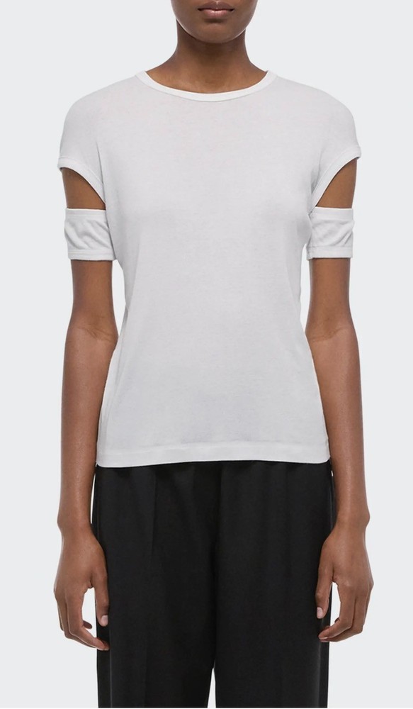 Helmut Lang Cutout Short Sleeve T-Shirt Size M Very Good Condition