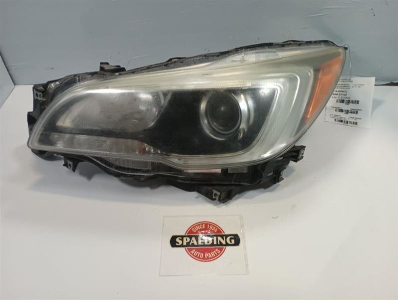 Driver Headlight Halogen With Fog Lamps from 2015 Subaru LEGACY 10328601