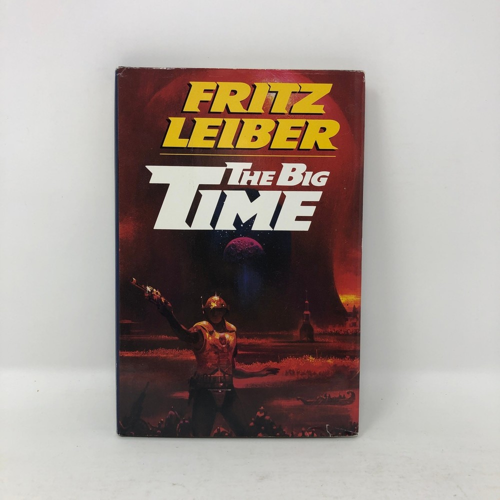 The Big Time by Fritz Leiber 1982 SFBC Ed Cover by Paul Lehr Science Fiction