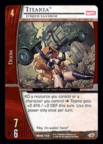 VS System: Titania, Temper Tantrum [Played] VS: Marvel Heralds of Galactus TCG C