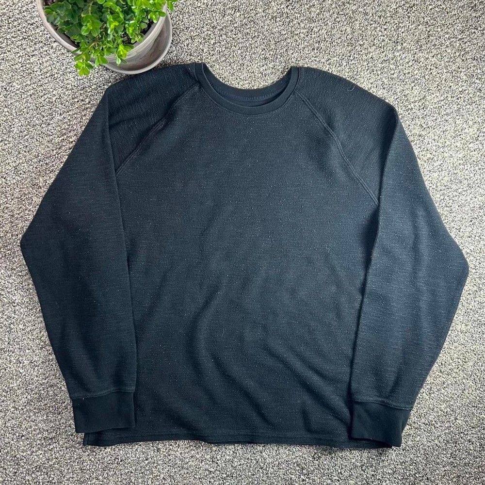 Goodfellow-co Men's Black and Navy T-shirt